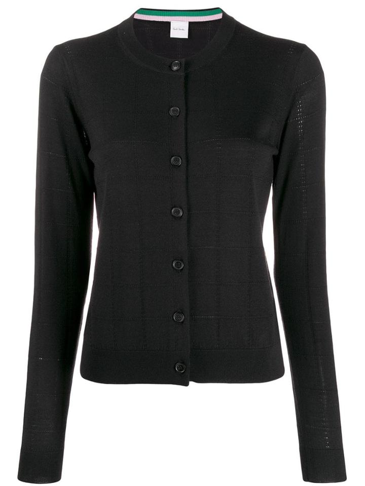 Paul Smith Crew Neck Cardigan - Black