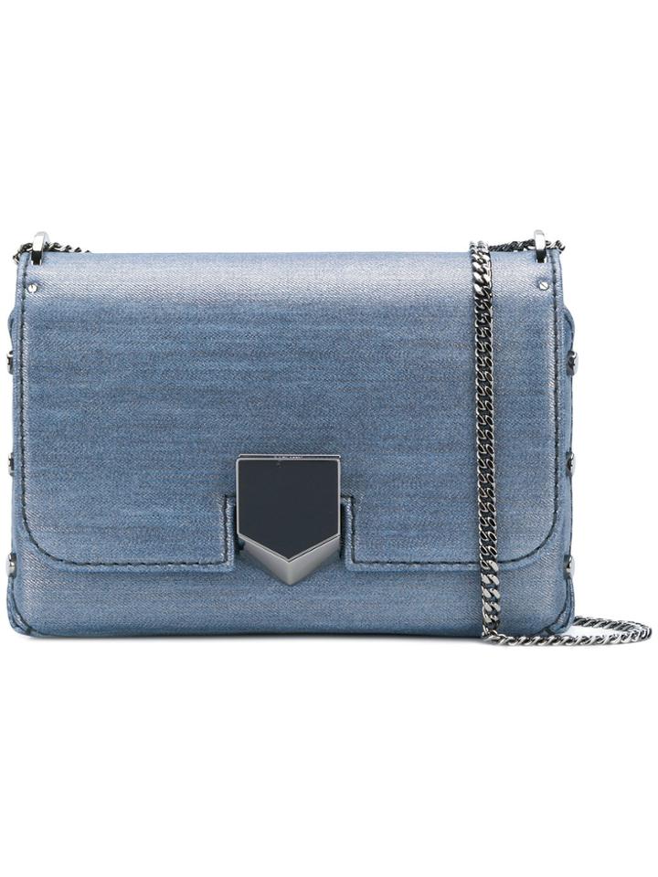 Jimmy Choo Lockett City Shoulder Bag - Blue