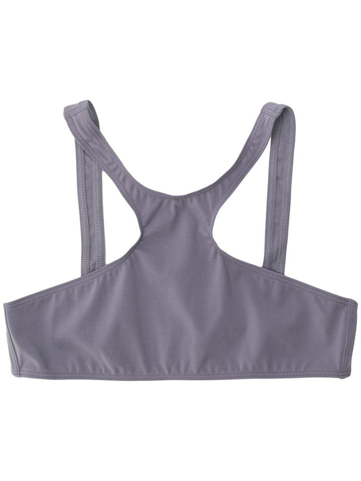 Miska Paris Teen Active Bra Swim Top - Grey