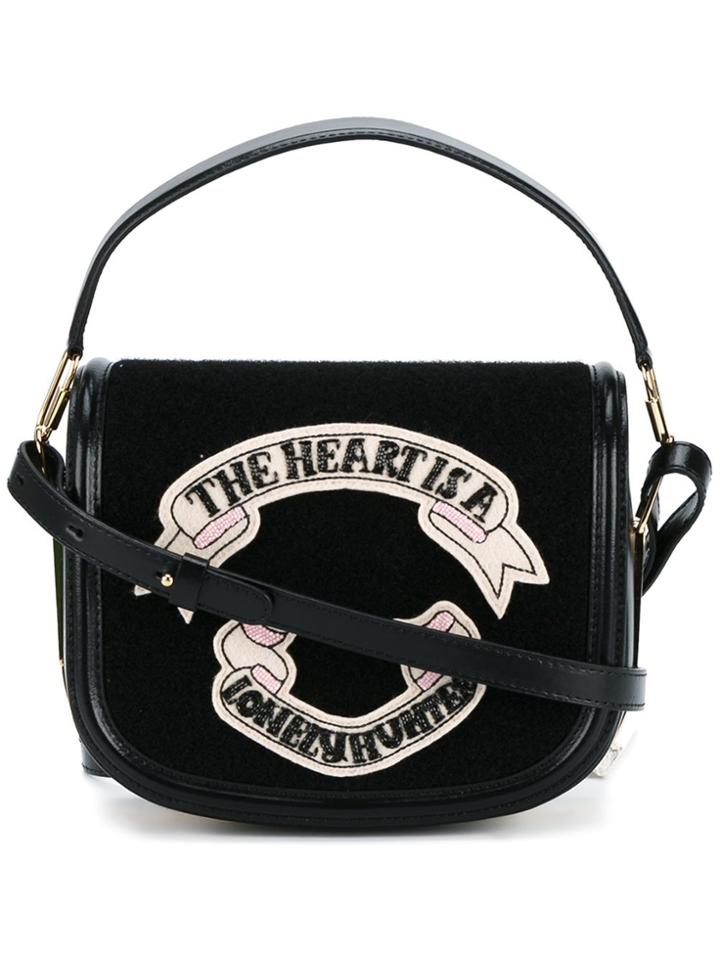 Olympia Le-tan 'carson' Shoulder Bag - Black