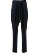 Muveil Floral Embroidered Trousers