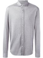 Brunello Cucinelli Button Down Shirt, Men's, Size: Large, Grey, Cotton