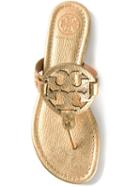 Tory Burch Logo Sandal