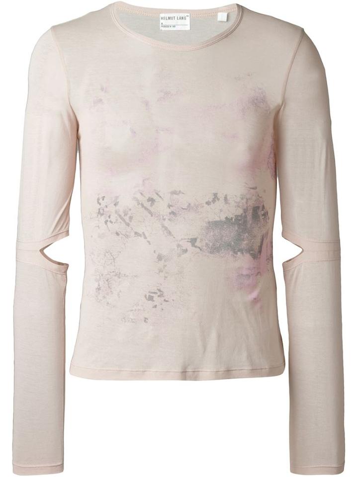Helmut Lang Vintage Open Elbows Long Sleeve Top