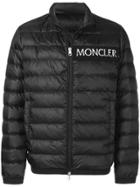 Moncler Logo Print Padded Jacket - Black