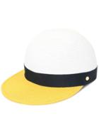 Comme Moi Colour-block Sun Hat - White
