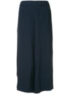 Ingie Paris Wide-leg Cropped Trousers - Blue