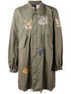 History Repeats - Embroidered Military Coat - Men - Cotton - 50, Green, Cotton