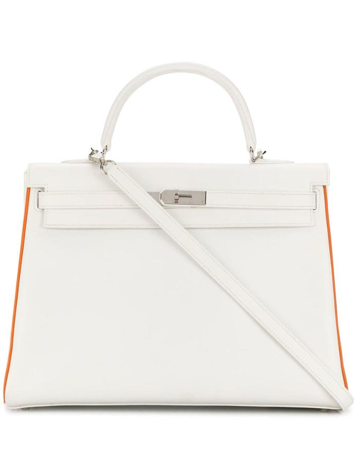 Hermès Vintage 35cm Kelly Bag - White