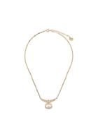 Christian Dior Vintage 1980's Pearl Pendant Necklace - Gold