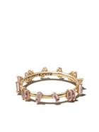 Suzanne Kalan 18kt Yellow Gold Barb Pink Sapphire Ring