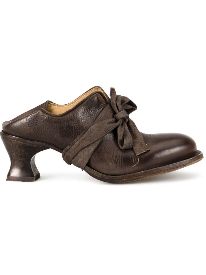 Cherevichkiotvichki Slip-on Bow Pumps - Pink & Purple