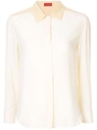 Des Prés Concealed Front Shirt - Neutrals