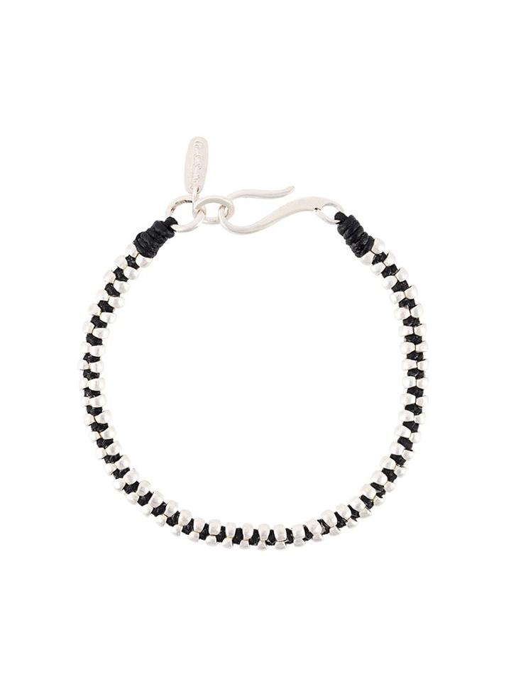 Paul Smith Eye Hook Bracelet, Men's, Metallic