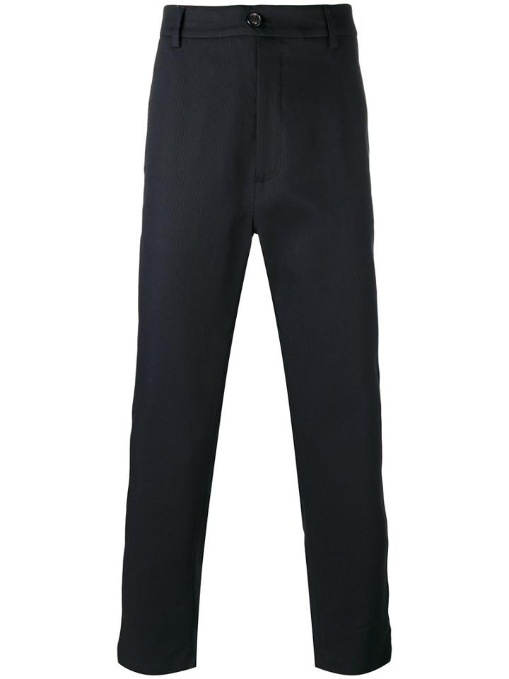 Société Anonyme - Summer Weekend Trousers - Men - Cotton - 48, Black, Cotton