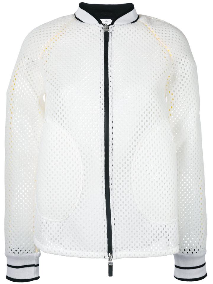 Sàpopa Mesh Bomber, Women's, Size: Xs, White, Polyester