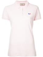 Embroidered Fox Polo Shirt - Women - Cotton - S, Pink/purple, Cotton, Maison Kitsuné