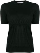 Comme Des Garçons Comme Des Garçons Short Sleeve Knitted Top - Black