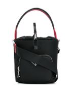 Prada Technical Fabric Bucket Bag - Black