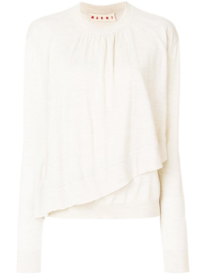 Marni Double Layer Pullover - Nude & Neutrals