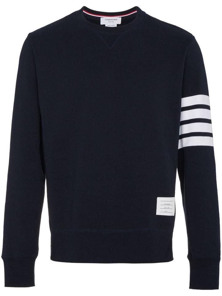 Thom Browne Engineered 4-bar Jersey Sweatshirt - Blue