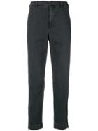 Neil Barrett Cropped Fitted Trousers - Grey