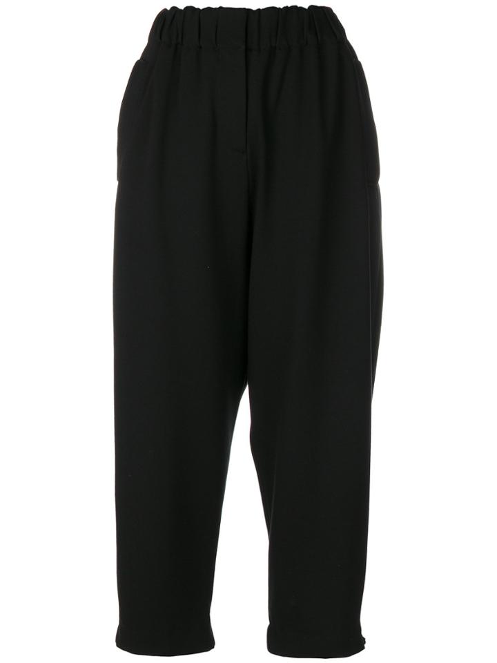 Simone Rocha Drop Crotch Trousers - Black