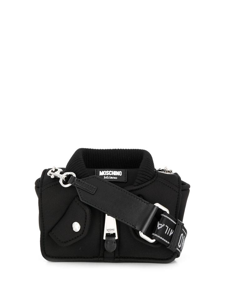 Moschino Bomber Jacket Cross Body Bag - Black