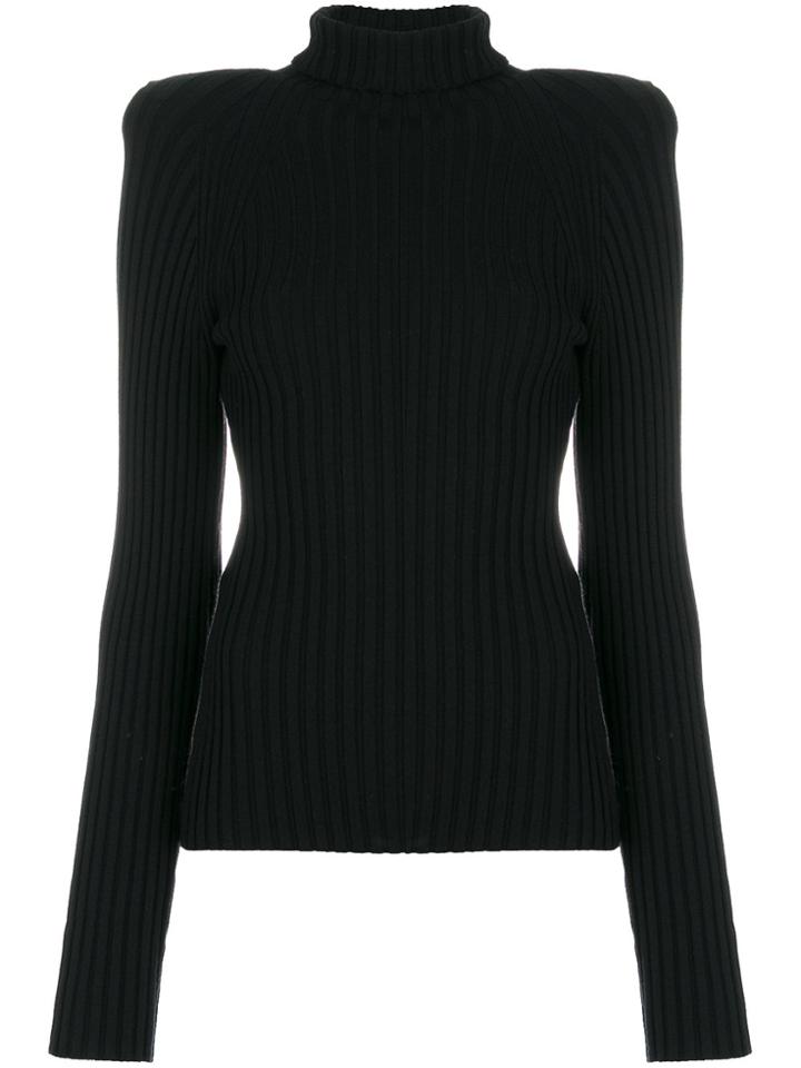 Haider Ackermann Structured Turtleneck Jumper - Black