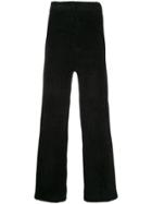 Tomas Maier Wide Leg Pant - Black