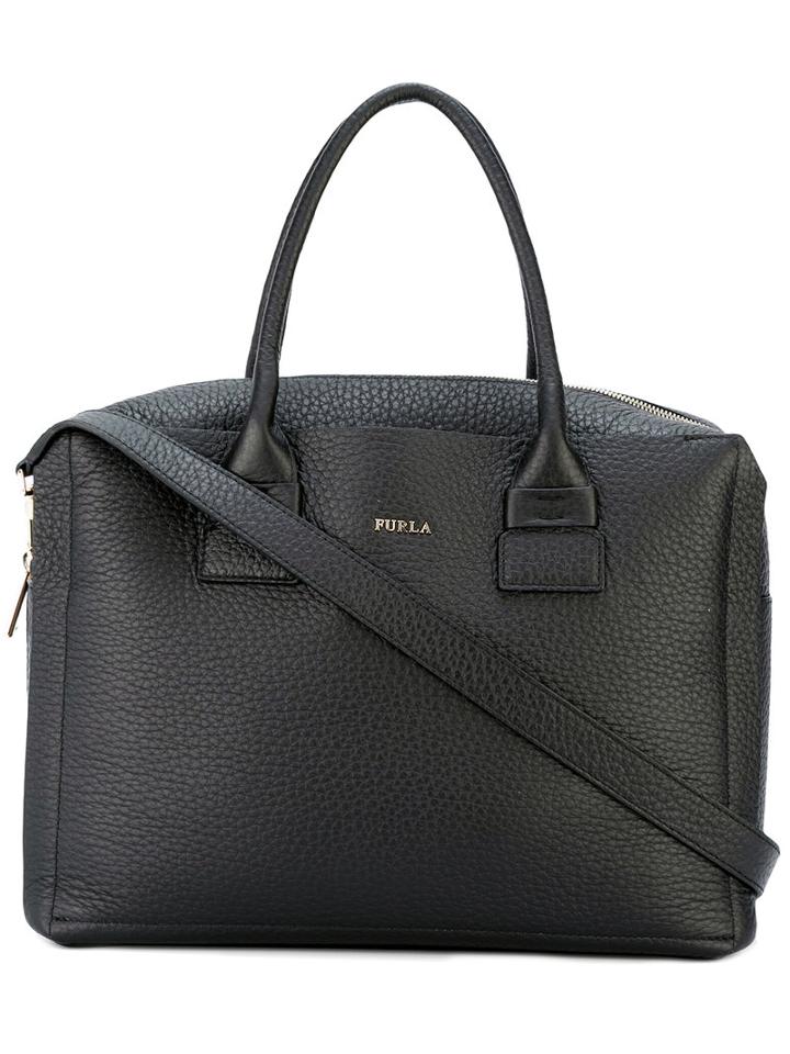 Furla Cross-body Satchel, Women's, Black, Calf Leather