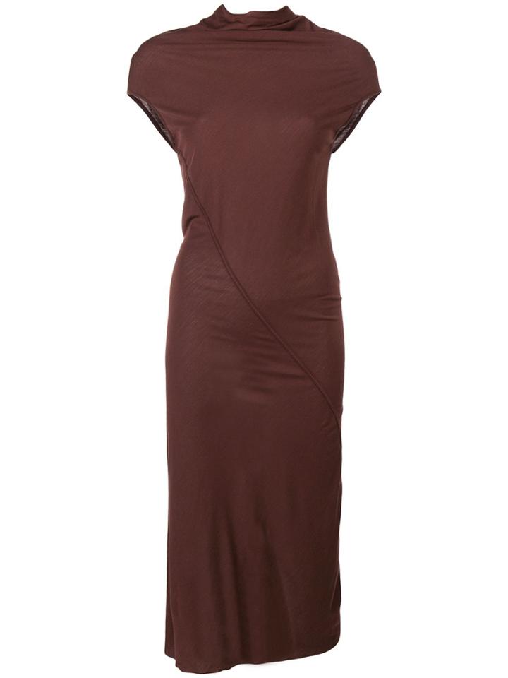 Rick Owens Lilies Tube Dress - Red