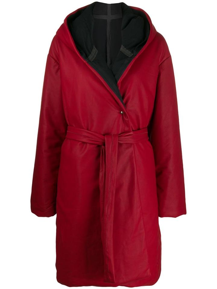 Isaac Sellam Experience Droplatique Down Coat - Red