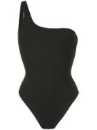 The Upside One Shoulder Swimsuit - Black