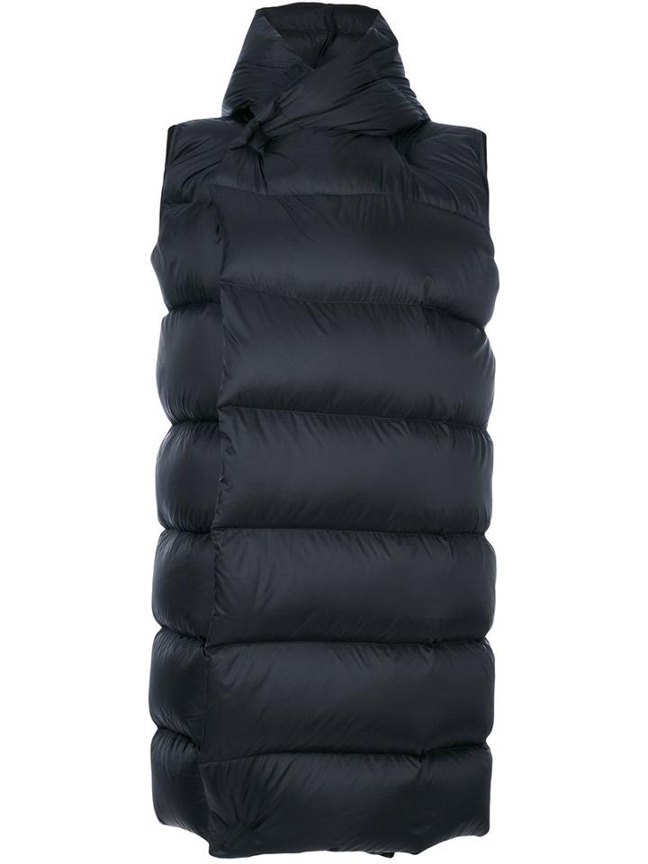 Rick Owens - Liner Padded Coat - Women - Feather Down/polyamide - 40, Black, Feather Down/polyamide