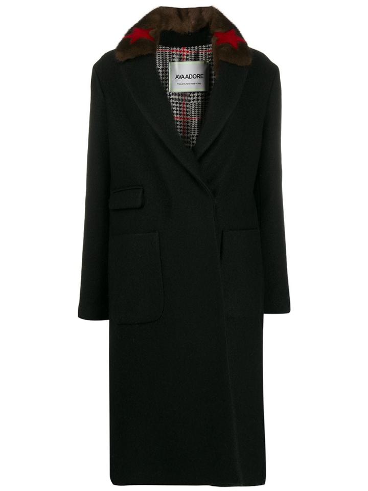 Ava Adore St Petersburg Fitted Coat - Black