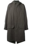 Hope - Hooded Parka Coat - Men - Cotton - 46, Green, Cotton