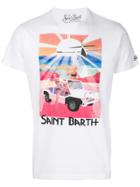 Mc2 Saint Barth Sunrise Graphic Print T-shirt - White