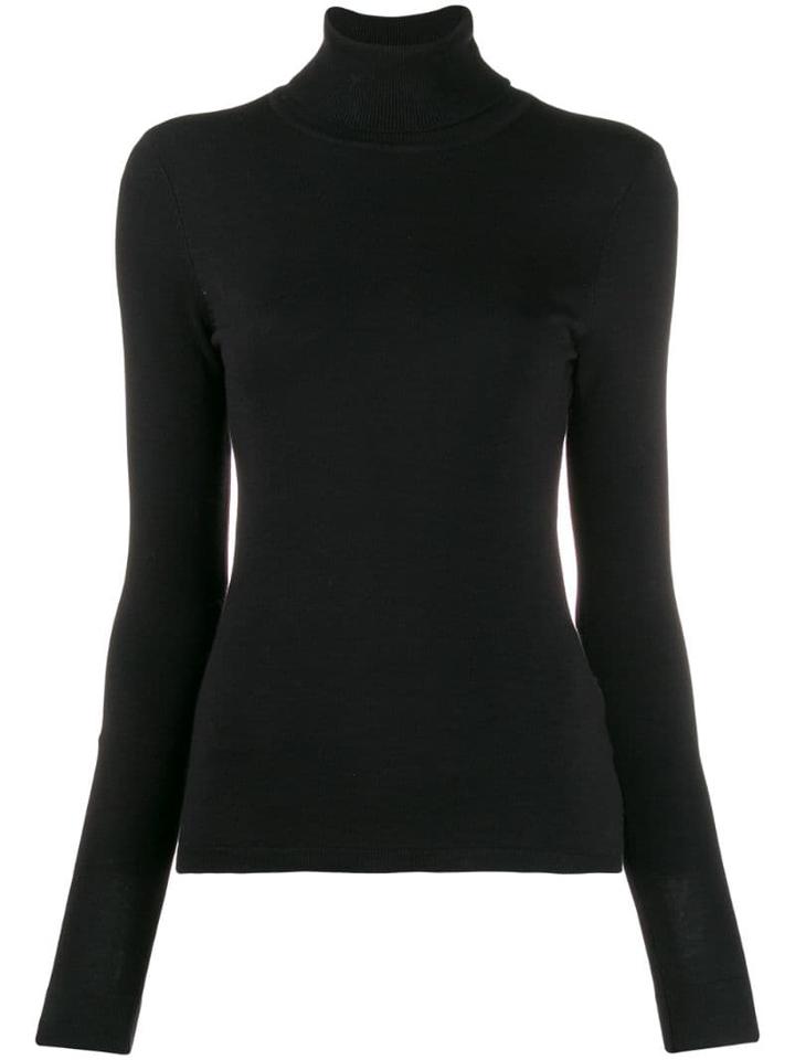 Liu Jo Roll Neck Jumper - Black