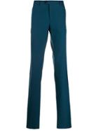 Etro Fitted Tailored Trousers - Blue