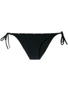 Versace Tie Bikini Bottoms - Black