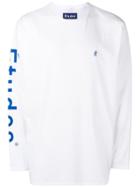 Études Branded Sleeve Sweater - White