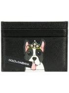 Dolce & Gabbana Dog Print Cardholder - Black