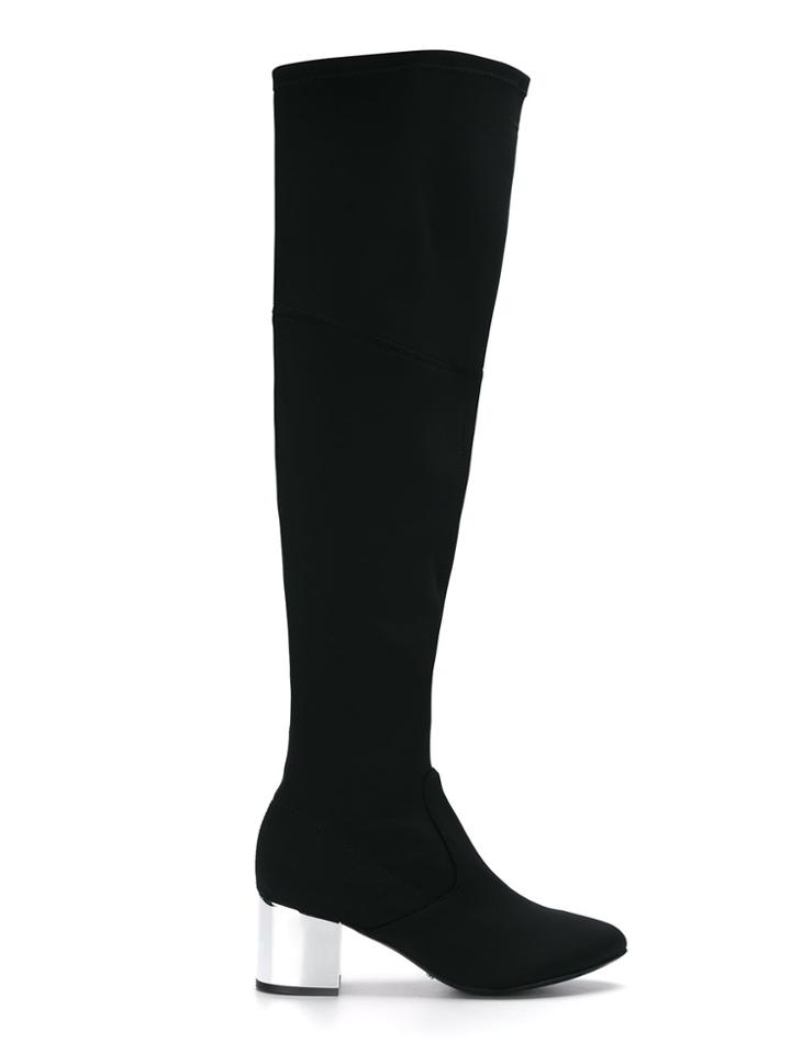 Schutz Schutz S2008200390002u Black Leather/fur/exotic