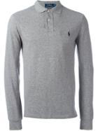 Polo Ralph Lauren Longsleeved Polo Shirt, Men's, Size: Medium, Grey, Cotton