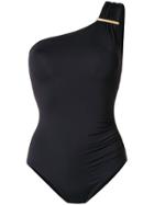 Michael Michael Kors One-shoulder Swimsuit - Black