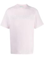 Aries Printed Slogan T-shirt - Pink
