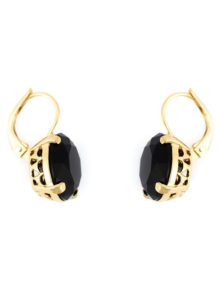 Wouters & Hendrix Smoked Quartz Drop Earings