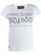 Philipp Plein T-shirt Round Neck Ss Crystal - White