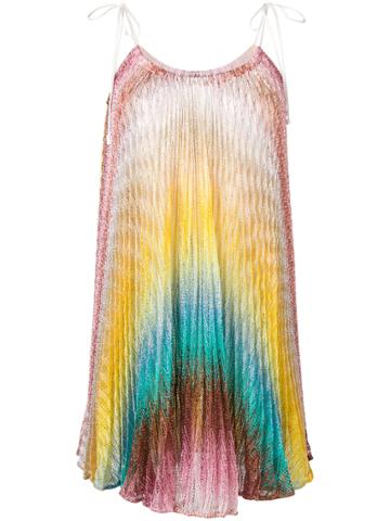 Missoni Mare Rainbow Stripe Beach Dress - Multicolour